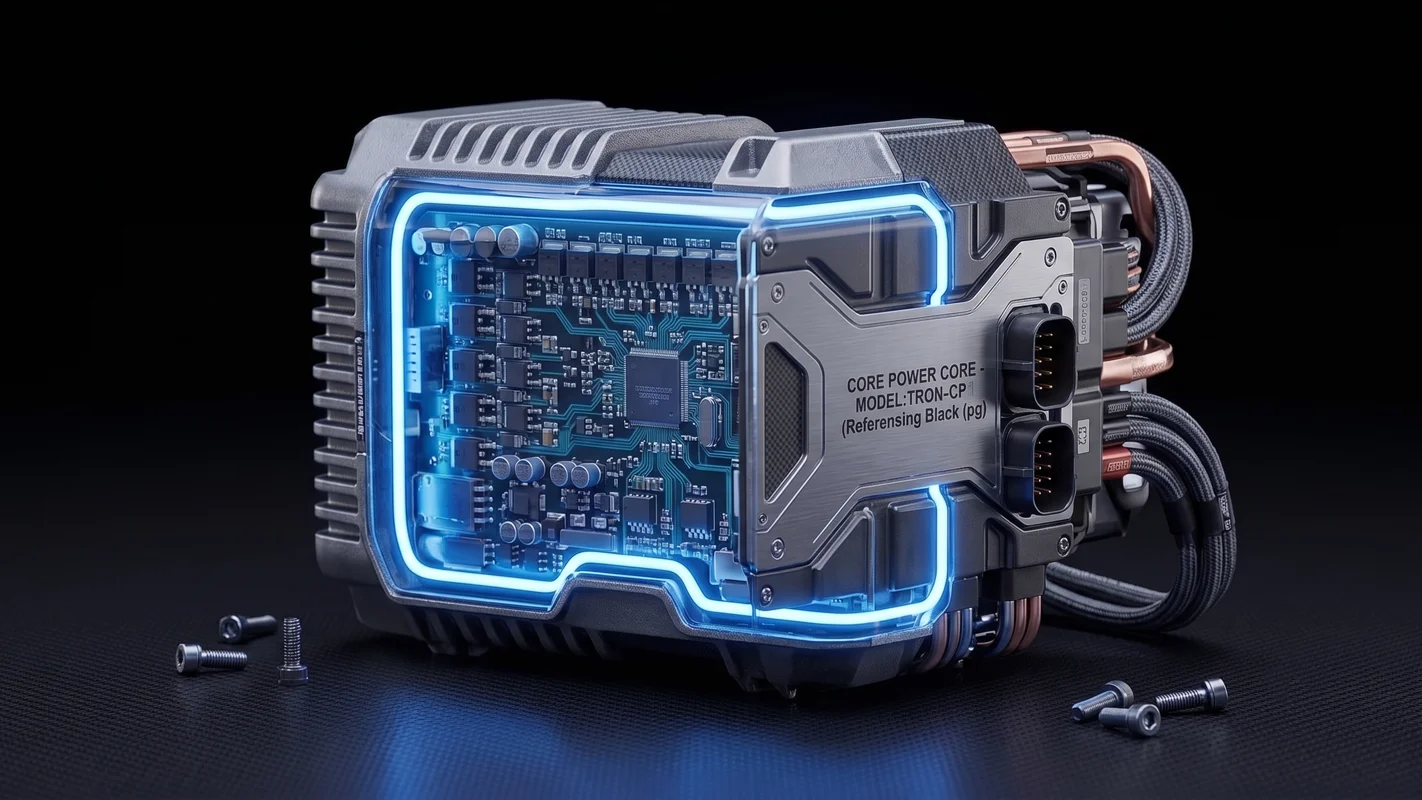 Core power module with exposed control board
